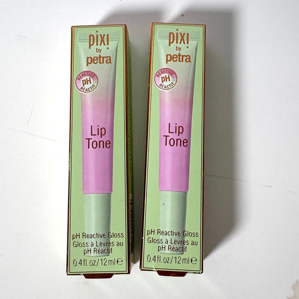 Pixi Beauty LipTone pH Reactive Lipgloss Tint in Prettiness NEW Set of‎ 2
